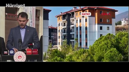 Bakan Kurum Hatay'da: 201 binden fazla yuvayı, iş yerini hak sahiplerine teslim ettik