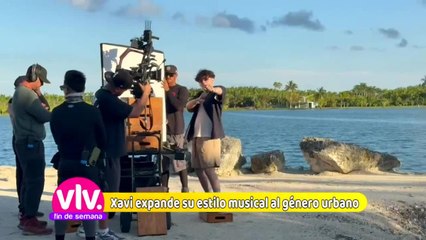 Imágenes exclusivas de la grabación del nuevo éxito de Xavi en Miami Beach