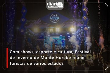 Com shows, esporte e cultura, Festival de Inverno de Monte Horebe reúne turistas de vários estados