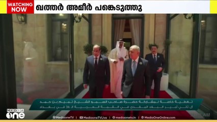 ഇറാഖിൽ നടന്ന അറബ് ലീഗ് ഉച്ചകോടിയിൽ‍‍ ഖത്തർ അമീർ ശൈഖ് തമീം ബിൻ ഹമദ് അൽതാനി പങ്കെടുത്തു