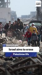 Journalist: Israel aims to erase Palestinian life