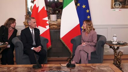 Roma - Il Presidente Meloni incontra il Primo Ministro del Canada (17.05.25)