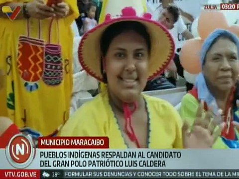 Pueblos originarios del Zulia expresan su apoyo al candidato de la revolución Luis Caldera