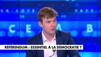 Raphaël Doan : «Un référendum, c'est le peuple qui approuve une loi comme le fait le Parlement»