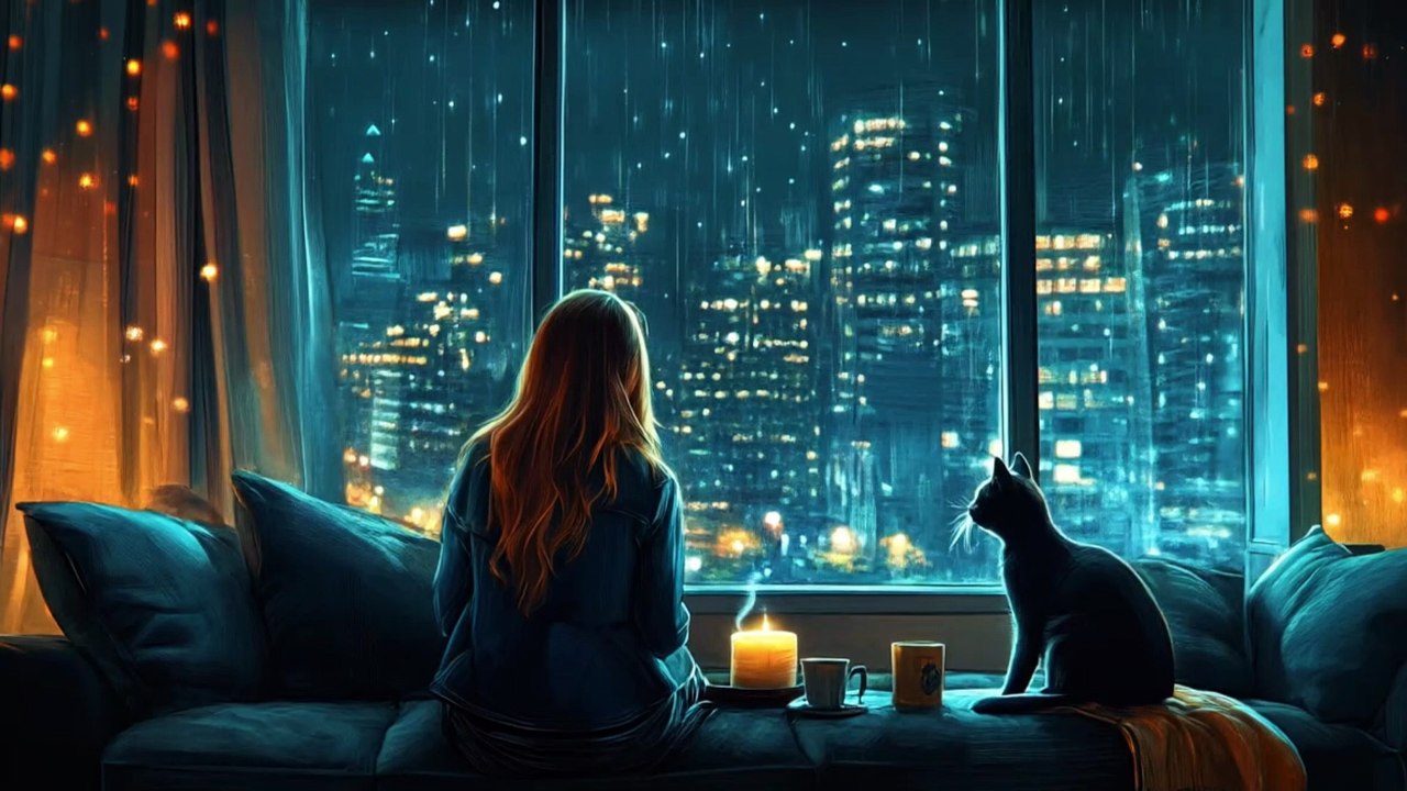 Piano & Violin Lofi 🌧️🎻 | Relaxing Music for Study, Focus & Calm