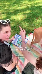 🗺️ Beanie Feldstein’s Camp‑Style Scavenger Hunt with Rescue Pup in Central Park 🐾❤️