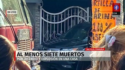 Incendio en Saltillo cobra la vida de siete personas, incluidos niños