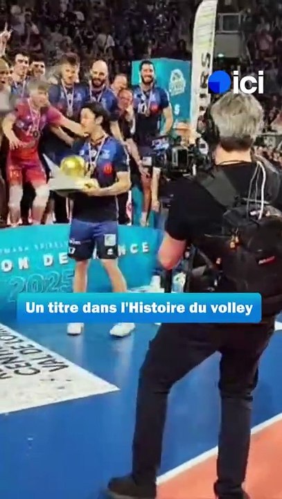Le Tours Volley Ball champion de France de volley