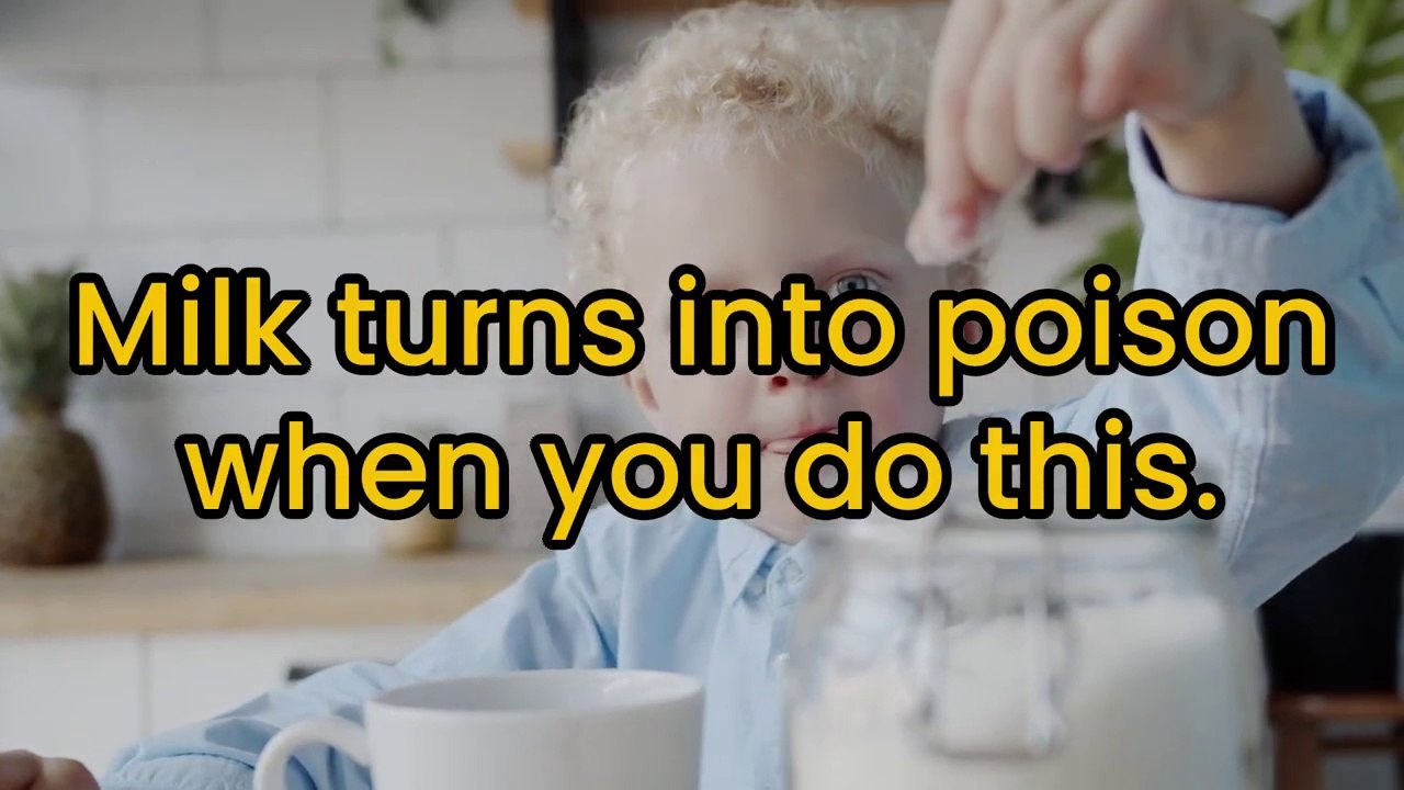 Milk turns toxic if you do these 6 common things after 60 according to nutrition experts