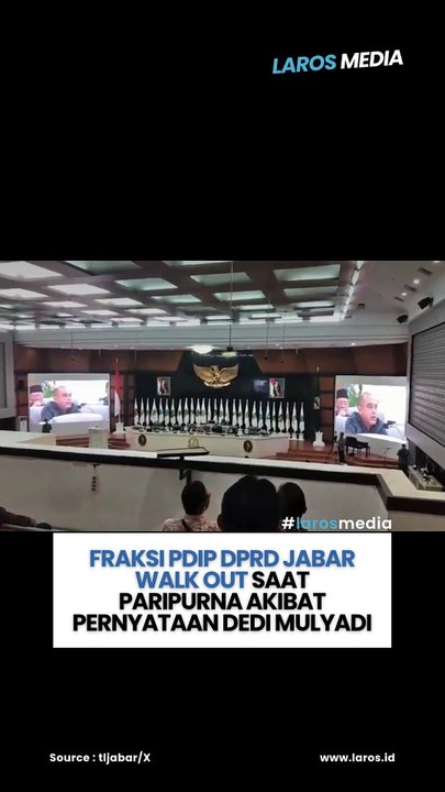 Fraksi PDIP DPRD Jabar Walk Out saat Paripurna akibat Pernyataan Dedi Mulyadi