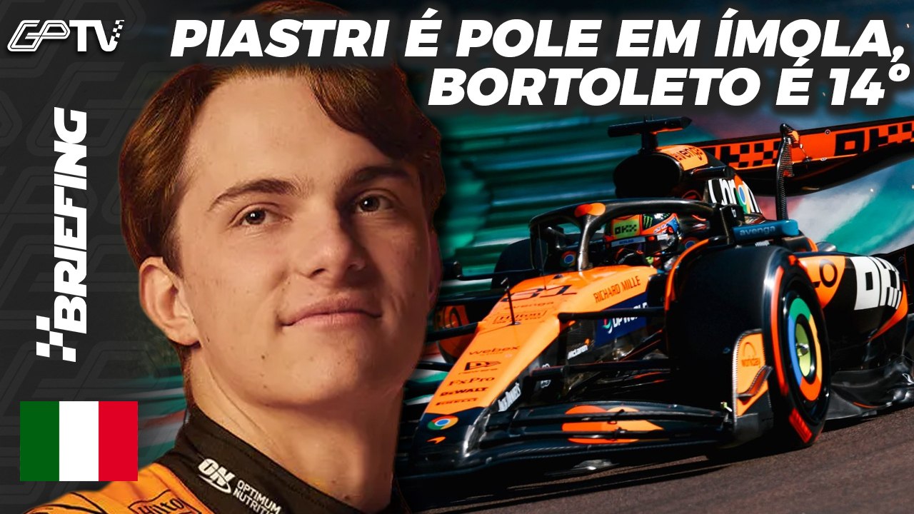 PIASTRI POLE, FERRARI SEM Q3, BORTOLETO 14º E BATIDAS: A CLASSIFICAÇÃO DA F1 EM ÍMOLA | BRIEFING