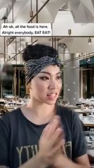 Asian mom creating DRAMA at a restaurant