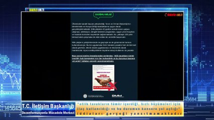 Etlik tavukların tümör içerdiği, hızlı büyümeleri için ilaç kullanıldığı iddiaları gerçek dışıdır