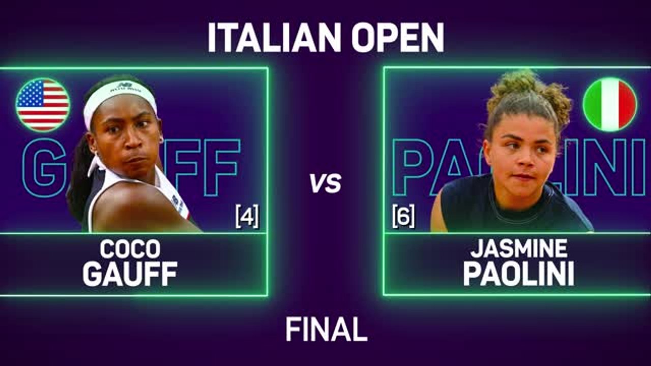 Paolini triumphs over Gauff to make history at the Italian Open