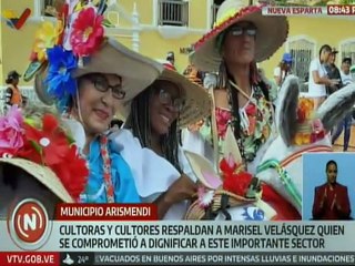 Candidata del GPP Marisel Velásquez se comprometió a fortalecer e impulsar la cultura neoespartana
