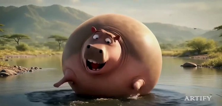 FAT Animals AI #ai #kidsvideos #kids #videosforkids