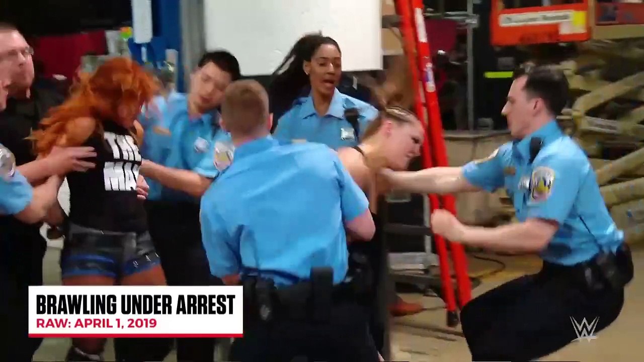 Ronda Rousey and Becky Lynch and Charlotte flair WWE