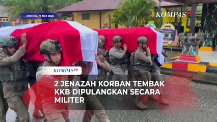KKB Tembak 2 Polisi, Kedua Jenazah Dipulangkan Secara Militer