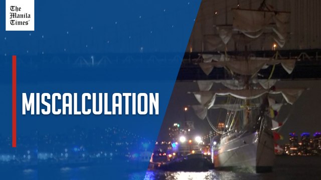 Mexican Navy sailing ship crashes into Brooklyn Bridge, several injured