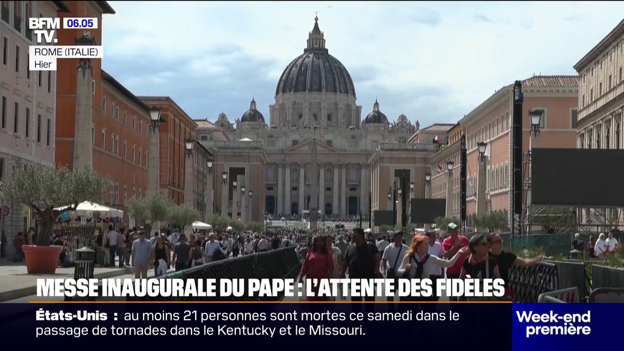 Messe inaugurale du pape Léon XIV: 250.000 fidèles sont attendus ce matin sur la place Saint-Pierre