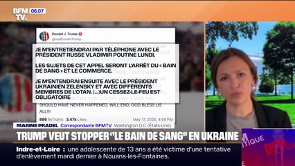 Guerre en Ukraine: Donald Trump s'entretiendra ce lundi avec Vladimir Poutine