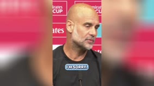 'He's British!' - Guardiola slams Palace's star in FA Cup final defeat