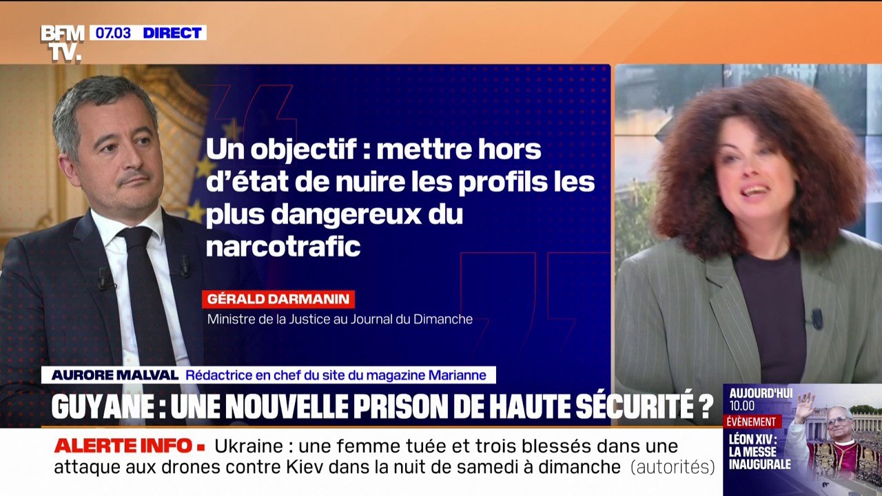Gérald Darmanin annonce la construction d'une prison de haute sécurité en Guyane