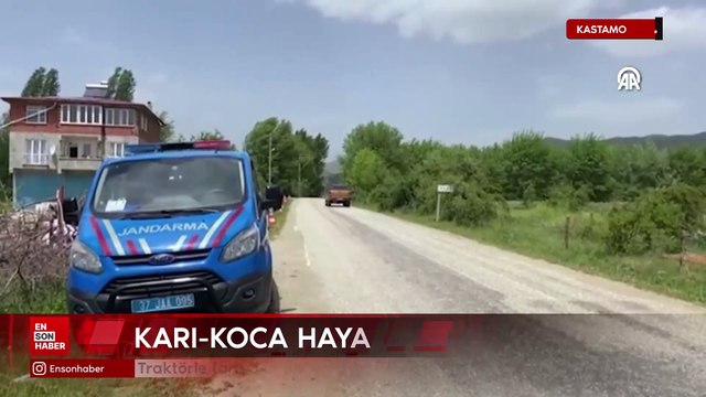 Kastamonu'da traktörle tarladan dönen çift silahlı saldırıda hayatını kaybetti