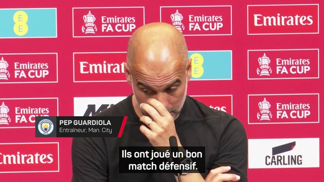 Guardiola félicite Crystal Palace : « Ils ont joué un très bon match défensif »