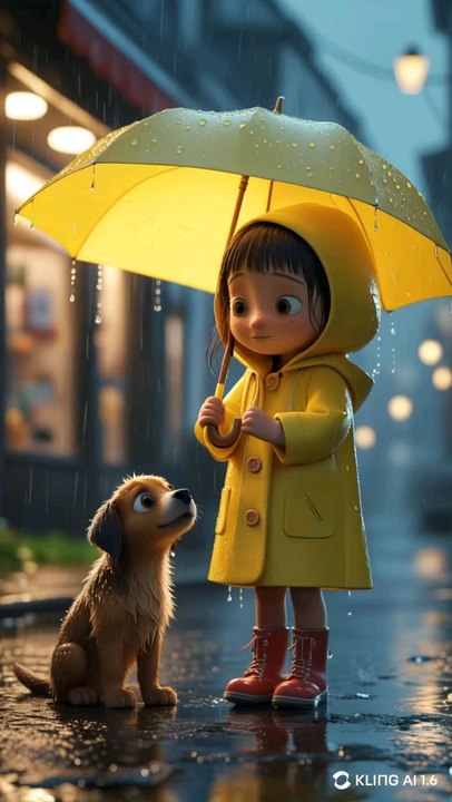 kid and dog