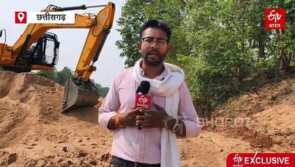 नारायणपुर में चल रहा खनन का खेल, छेरीबेड़ा नदी पर बालू माफिया एक्टिव
