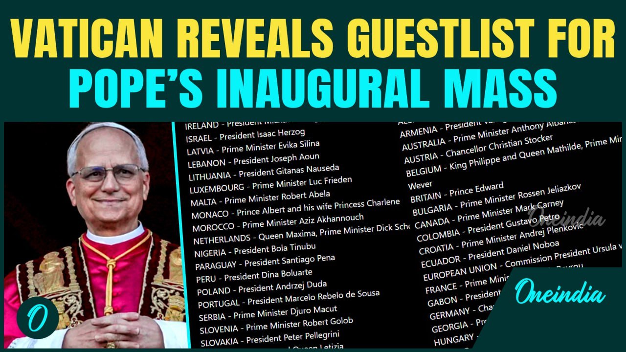 Vatican: Over 40 World Leaders Gather At Vatican For Pope Leo Xiv’s Historic Inaugural Mass Ceremony