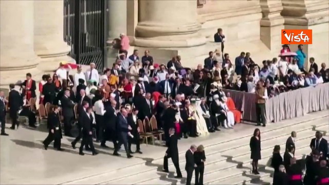 Il Presidente della Camera Fontana arriva a San Pietro per la Messa di insediamento Papa Leone XIV