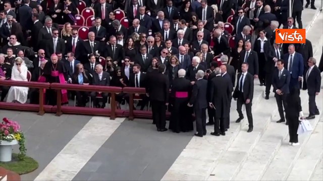 Meloni, Mattarella e Tajani alla Messa di insediamento di Papa Leone XIV