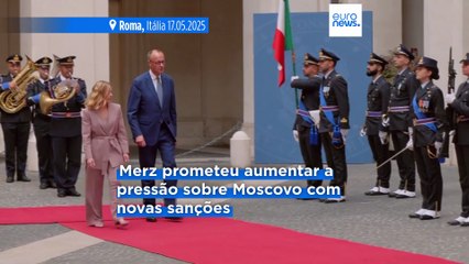 Merz afirma que as conversações entre a Rússia e a Ucrânia ficaram aquém das expetativas