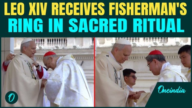 Vatican BREAKING: Pope Leo XIV Receives Fisherman's Ring And Pallium In Solemn Vatican Ceremony