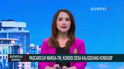 Usai Ricuh Warga dan TNI, Kondisi Desa Kaligedang Bondowoso Berangsur Kondusif