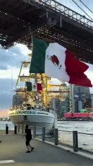 Vídeo: Duas pessoas morrem após navio bater em ponte famosa