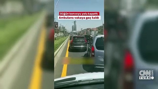 Ambulansa yol vermeyen düğün konvoyuna ceza yağdı! Bakan Yerlikaya yeni kanun tasarısına dikkat çekti