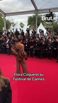Flora Coquerel au Festival de Cannes.