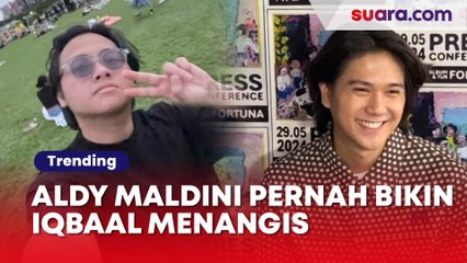 Sebelum Ketahuan Tipu Fans, Aldy Maldini Pernah Bikin Iqbaal Ramadhan Menangis