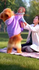 Dog’s Hilarious Reaction to a Human Baby!