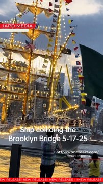 2 dead, 19 hurt as Mexican Navy ship hits Brooklyn Bridge. #japdmedia #PnDmart #japd