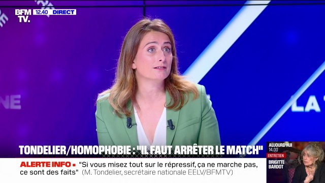 Homophobie/Jordan Bardella: Qu'il balaye devant sa porte , réagit Marine Tondelier