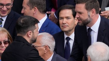 Zelenski y Vance, entre los invitados a la misa inaugural del papa León XIV