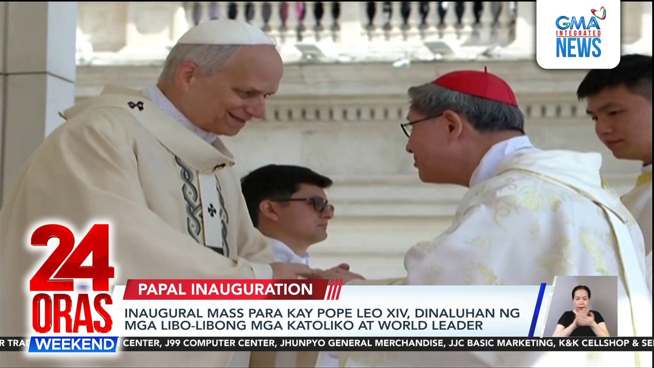 24 Oras Weekend: (Part 3) Barko sumabit sa tulay; Inaugural Mass ni Pope Leo XIV; fitness goals ng Team BarDa; atbp.