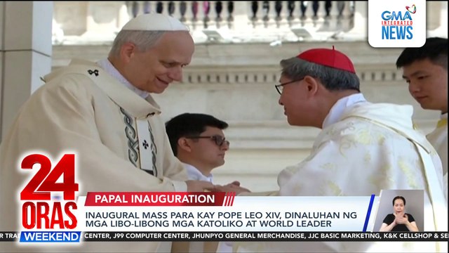 24 Oras Weekend: (Part 3) Barko sumabit sa tulay; Inaugural Mass ni Pope Leo XIV; fitness goals ng Team BarDa; atbp.