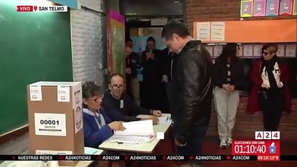 Elecciones CABA 2025: votó Juan Manuel Abal Medina