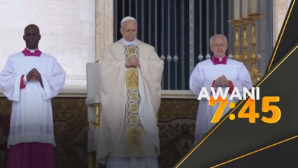 Upacara pelantikan Pope Leo XIV