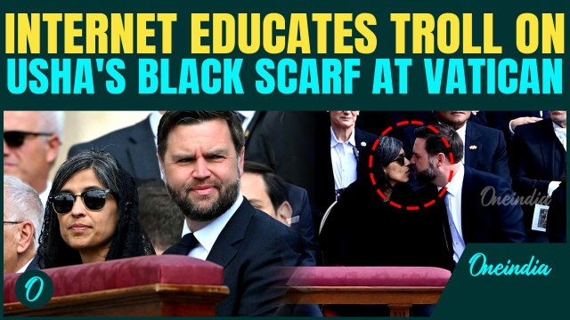 Why Usha Vance Wore Mantilla at Pope Leo XIV’s Inauguration|Controversy Behind Traditional Headscarf